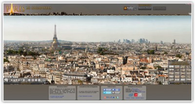 Panoramique de Paris en 2-Giga-pixels
